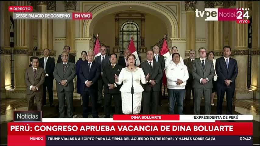 "Por Dios, mi país y todos los peruanos": José Jerí es el nuevo presidente de Perú tras destitución de Boluarte