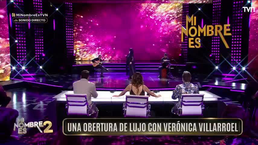 ¡Una obertura de lujo con Verónica Villarroel en Mi Nombre Es!