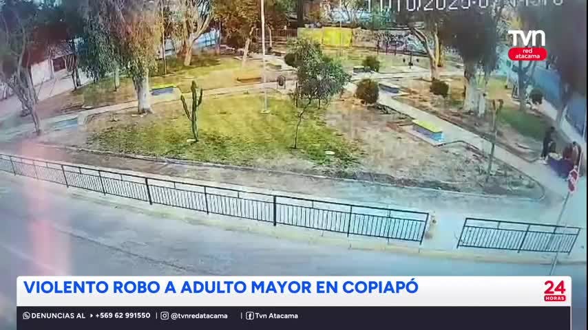 Violento robo a adulto mayor en Copiapó