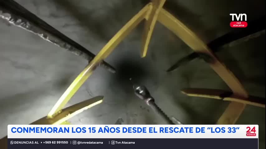 Conmemoran los 15 años del rescate de Los 33