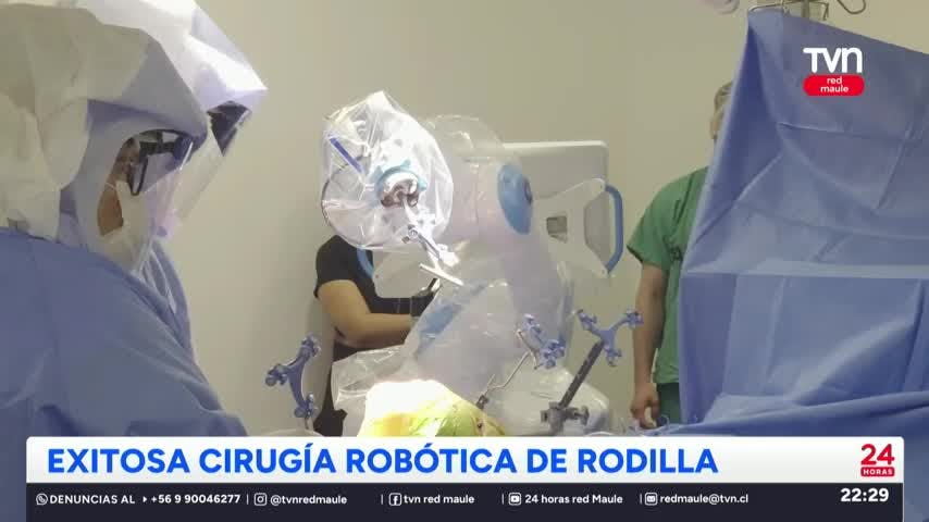 Exitosa cirugía robótica en Curicó 