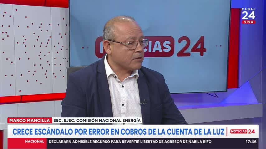 Secretario CNE y error en cálculos de cuentas de luz: “Esto debe ser devuelto a los consumidores”