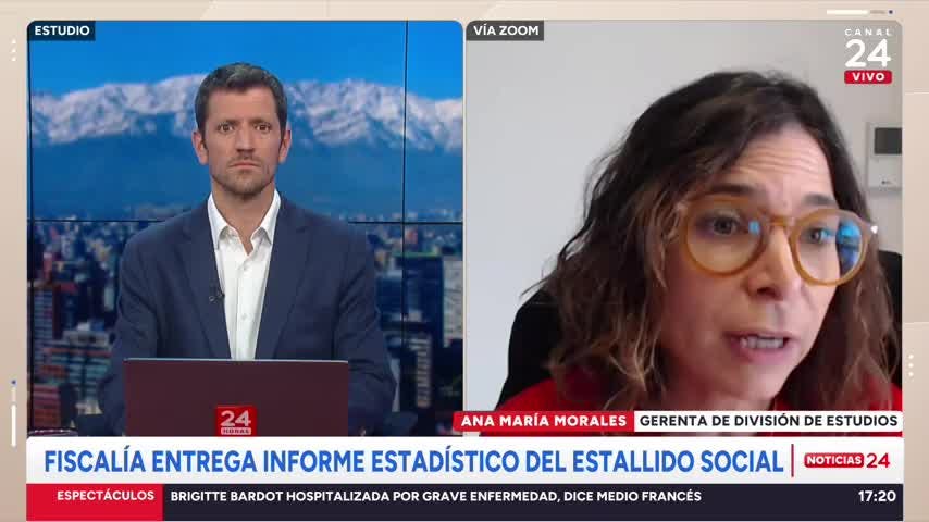 Fiscalía entrega informe por estallido social: más de 460 víctima de trauma ocular