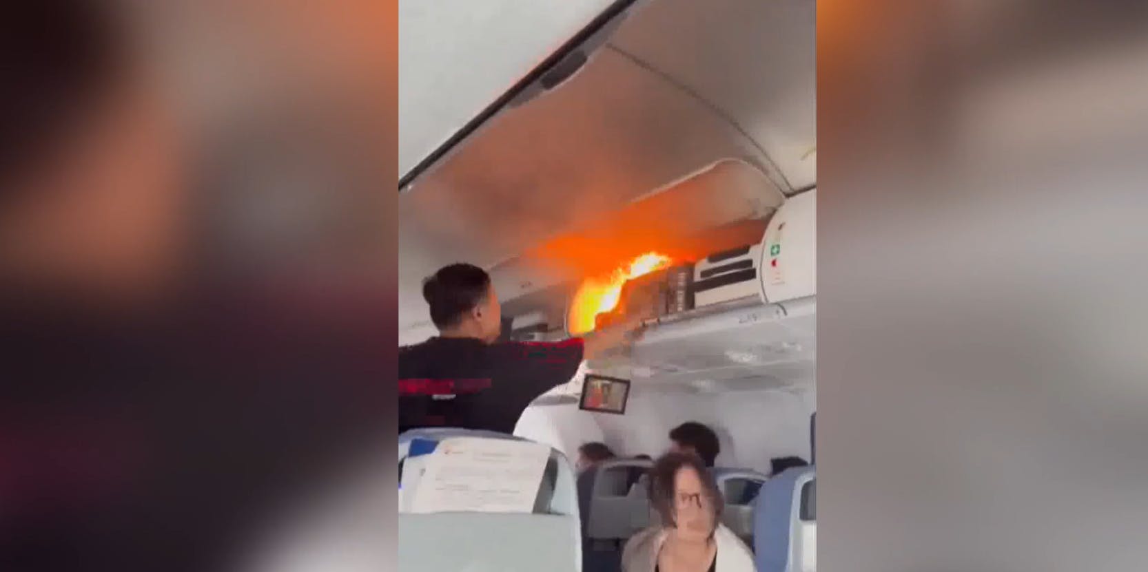 Terror en el aire: Batería portátil provoca incendio en pleno vuelo en avión chino 