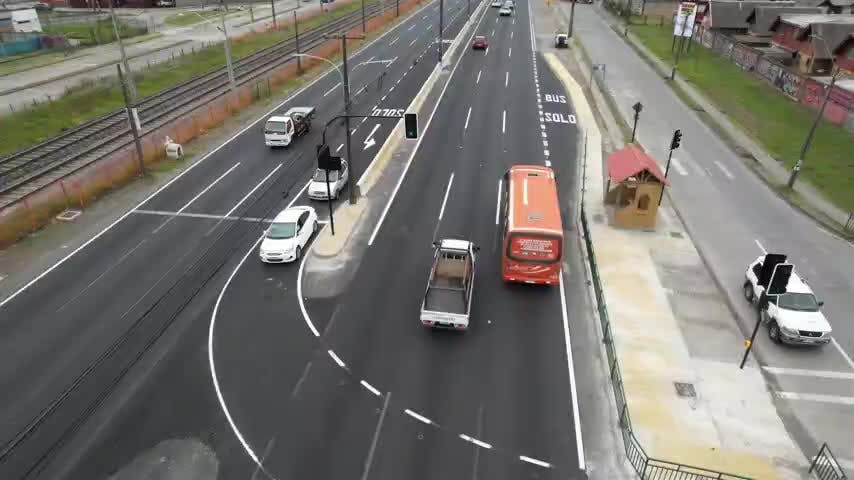 Obras de terceras pistas en ruta Coronel-Concepción terminaron "enrejando" paradero en Villa Coloane