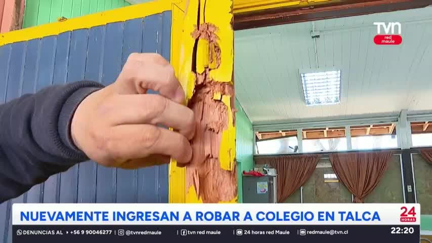 Colegio de Talca mantiene récord de robos