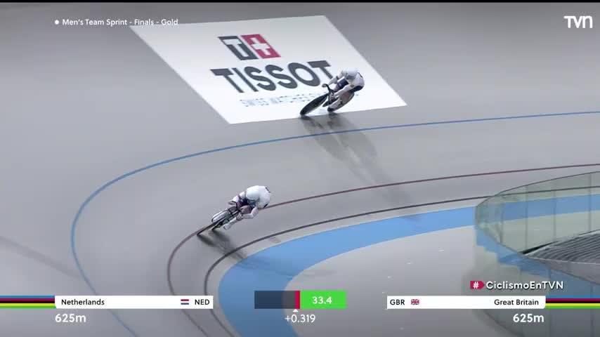 El emotivo gesto de Países Bajos tras ganar medalla de oro en el Mundial de Ciclismo Pista