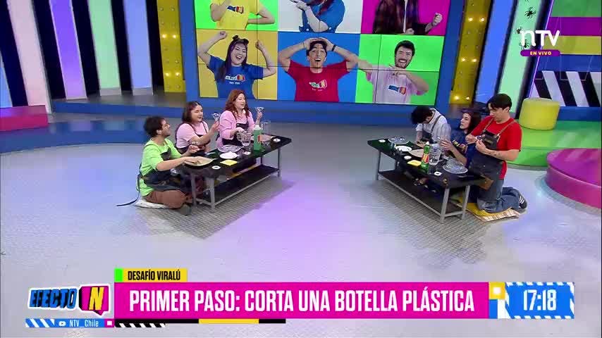 ¡DESAFÍO VIRALÚ! CREAMOS UN ARCOÍRIS DE BURBUJAS