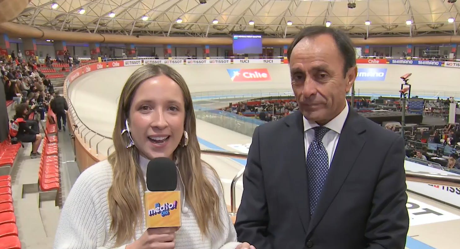 Ministro del Deporte por Mundial de Ciclismo Pista Chile 2025: "Agradecemos a TVN por acompañarnos en este proceso"