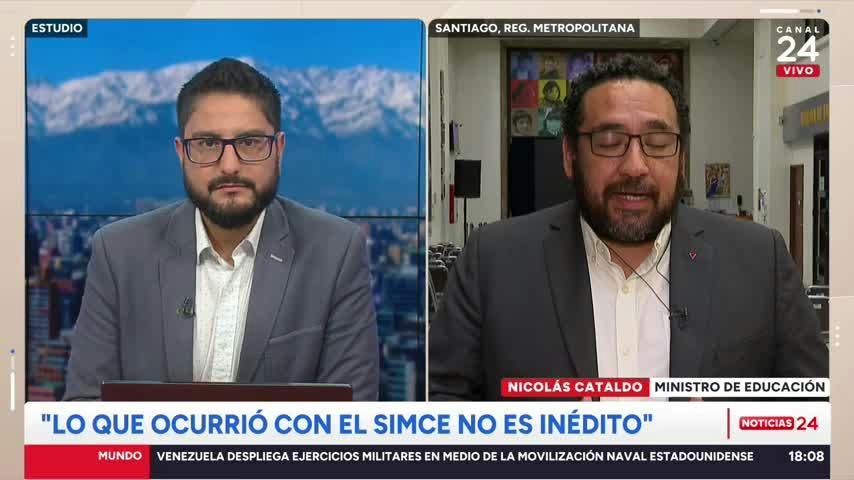Ministro Cataldo y crítica de Desbordes por bochorno en Simce: “Si el alcalde tiene algo que decirme me puede llamar”