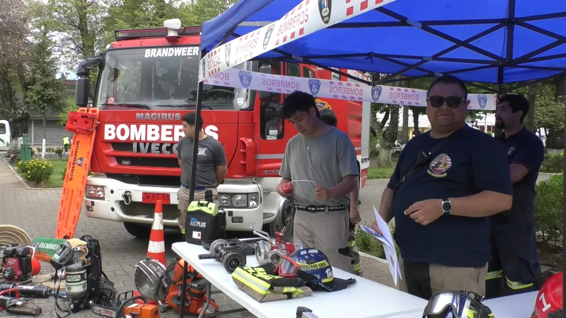 Con COGRID y feria: así fue la jornada de prevención de incendios en Santa Juana