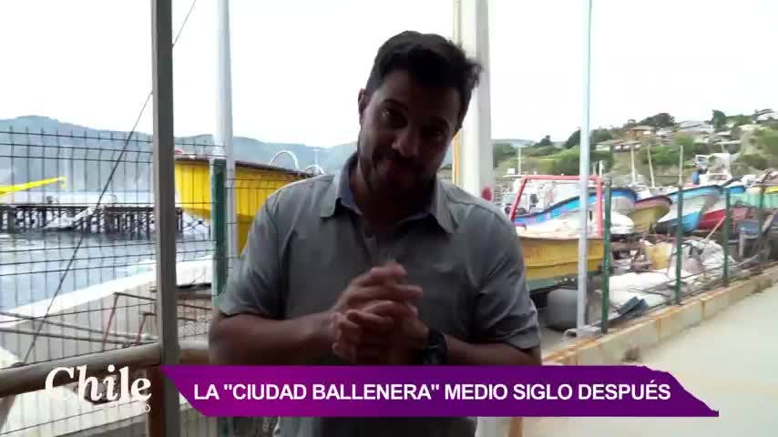 Simón Oliveros recorre la "ciudad ballenera" medio siglo después 