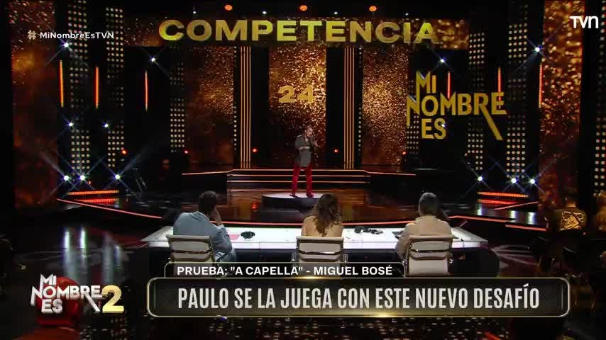 Los concursantes participaron de un reto "a capella" completamente en vivo