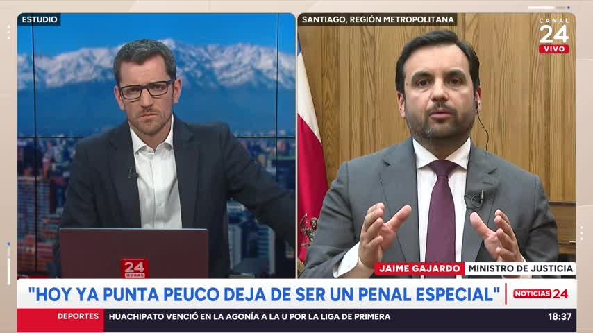 Ministro Gajardo y fin de Punta Peuco: “No tiene por qué haber un recinto especial para quienes cometieron graves violaciones a los DD.HH.”