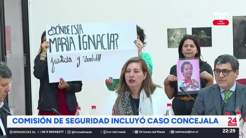 Comisión de Seguridad incluyó caso de Concejala