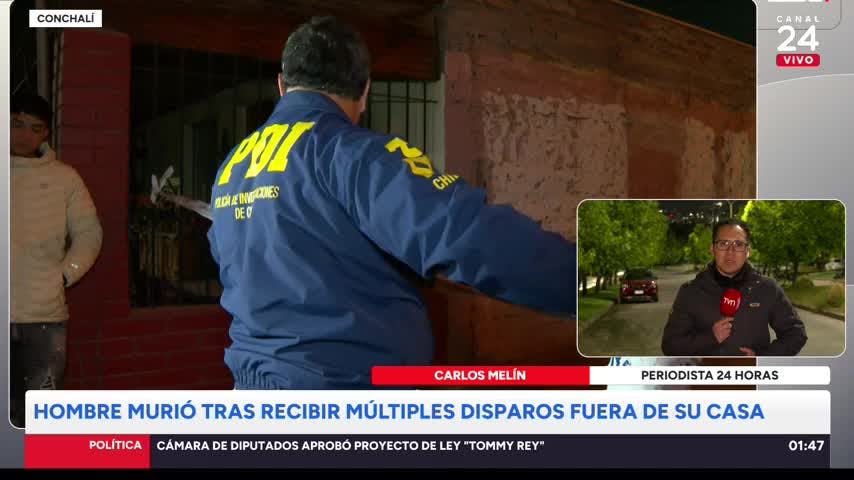 Hombre murió baleado afuera de su local comercial en Conchalí: recibió múltiples impactos en su cuerpo 
