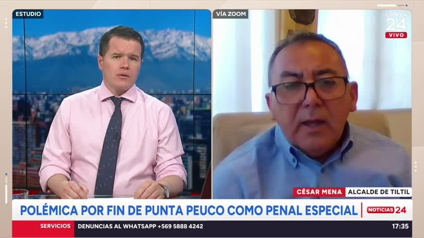 Alcalde de Tiltil recurrirá a la Corte Suprema y al TC por Punta Peuco: “El presidente nos está atacando los DD.HH.”