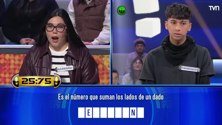 Logró superar la pregunta con una simple modalidad: contó los números hasta dar con la respuesta