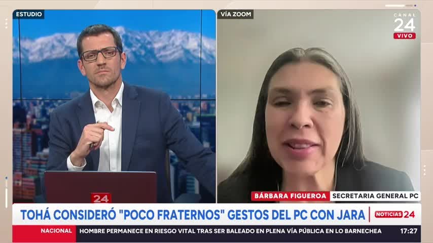 Figueroa y crítica de Tohá al PC por Jara: “Que tengamos diferencias en las diversas colectividades no significa más o menos respaldo”