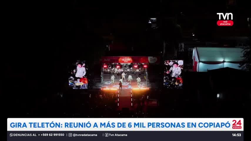 Copiapó: Más de 6 mil personas disfrutaron de la Gira Teletón