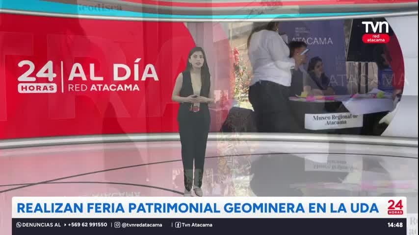 Realizan feria patrimonial geominera en la U. de Atacama