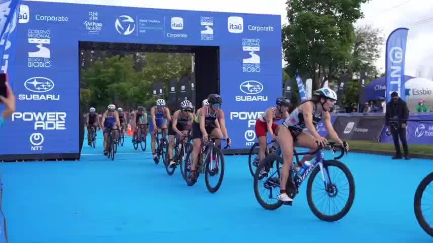 Con éxito culminó la Copa Mundial de Triatlón en San Pedro de la Paz