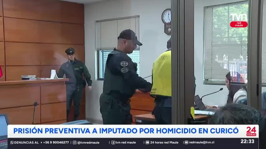 Imputado por homicidio en Curicó quedó con prisión preventiva