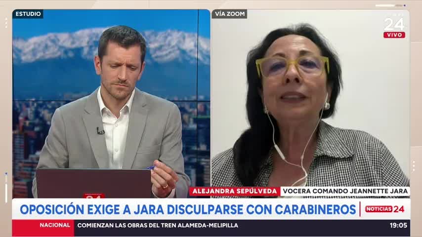 Vocera del comando de Jara: “Nosotros estamos en lugares abiertos no en lugares cerrados ni con chalecos antibalas o cosas antibalas”