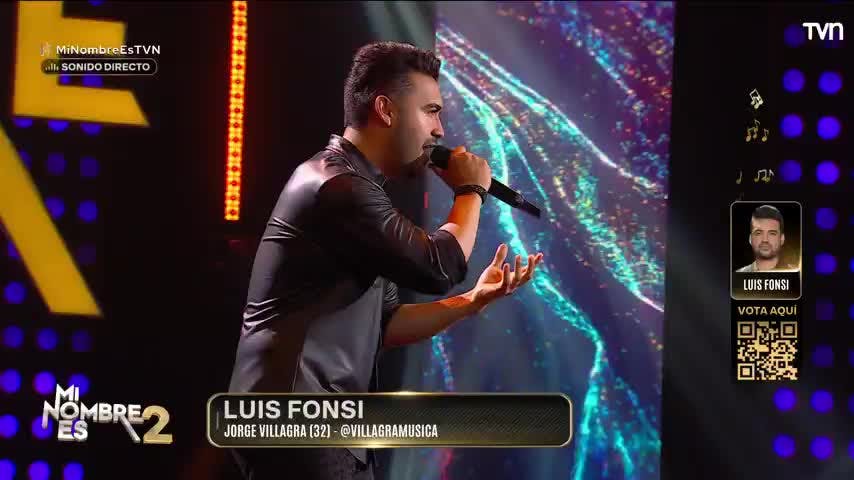 Toda la fuerza del canto de Luis Fonsi en Mi Nombre Es
