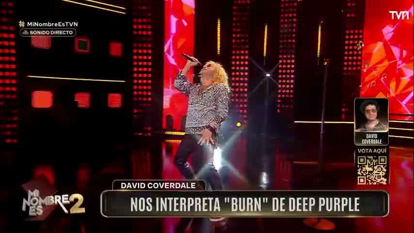 ¡David Coverdale interpreta "Burn" de Deep Purple!