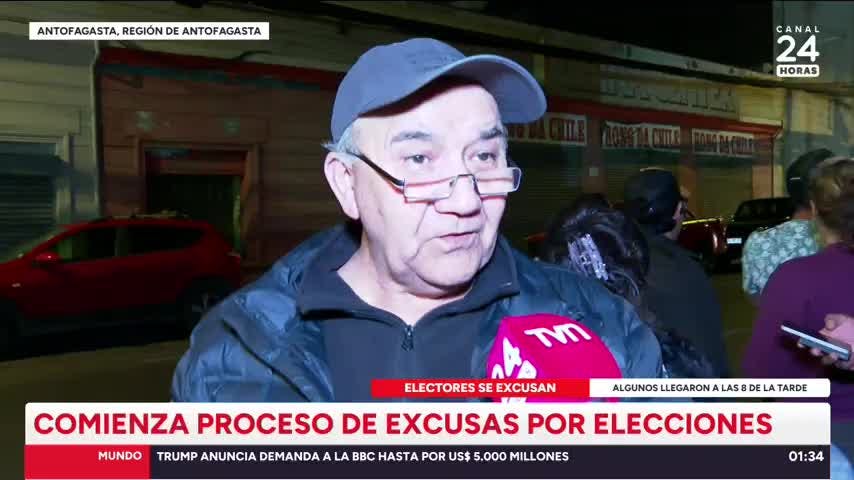 Comienza el proceso de excusas por elecciones: se reportan largas filas en Antofagasta