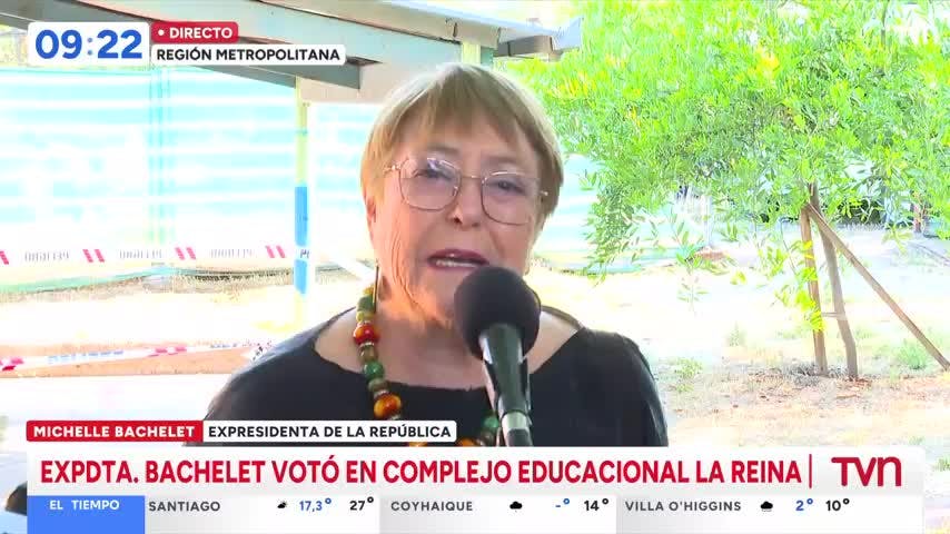 Bachelet espera que "el nuevo Gobierno construya sobre lo que hemos hecho todos"