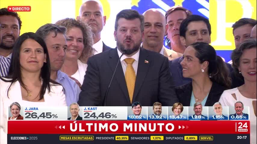 Kaiser confirma apoyo a Kast en segunda vuelta: "Vamos a respaldar su candidatura"