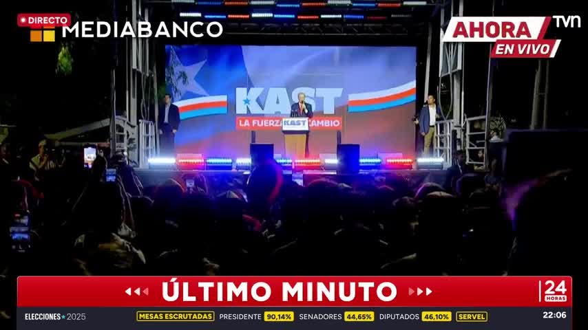 Kast y paso a segunda vuelta: "esta esta noche Chile sí despertó, pero despertó de verdad"