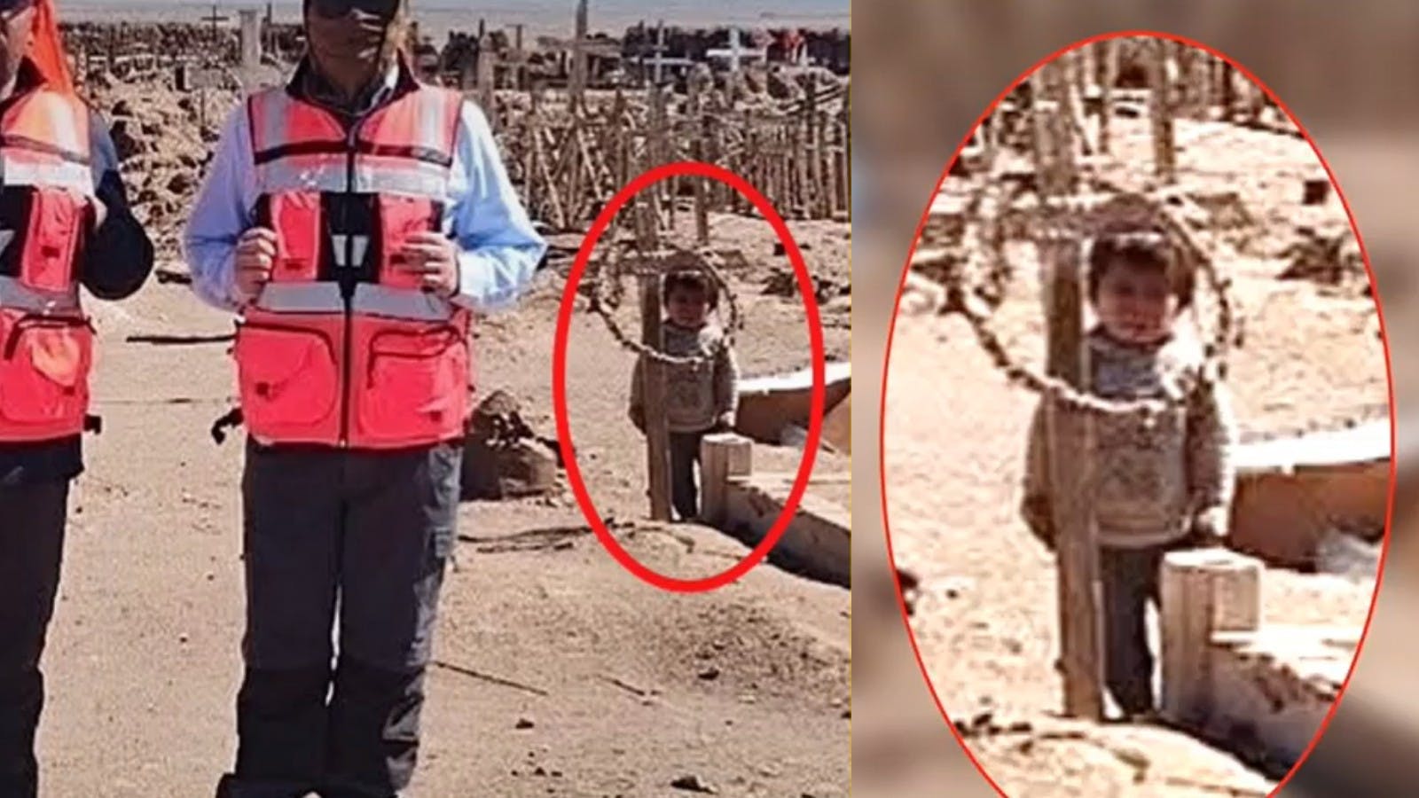 ¡Nos sorprendió a todos!: La impactante foto de niño en medio del desierto 