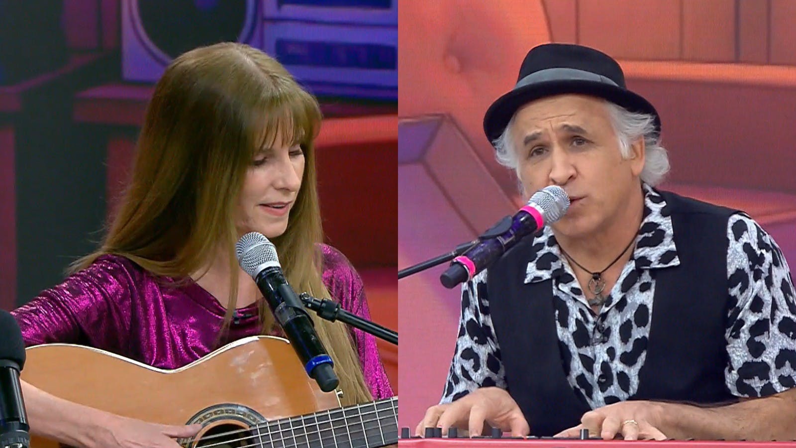 Un viaje a los 80: Soledad Guerrero y Álvaro Scaramelli visitan "El Medio Día" 