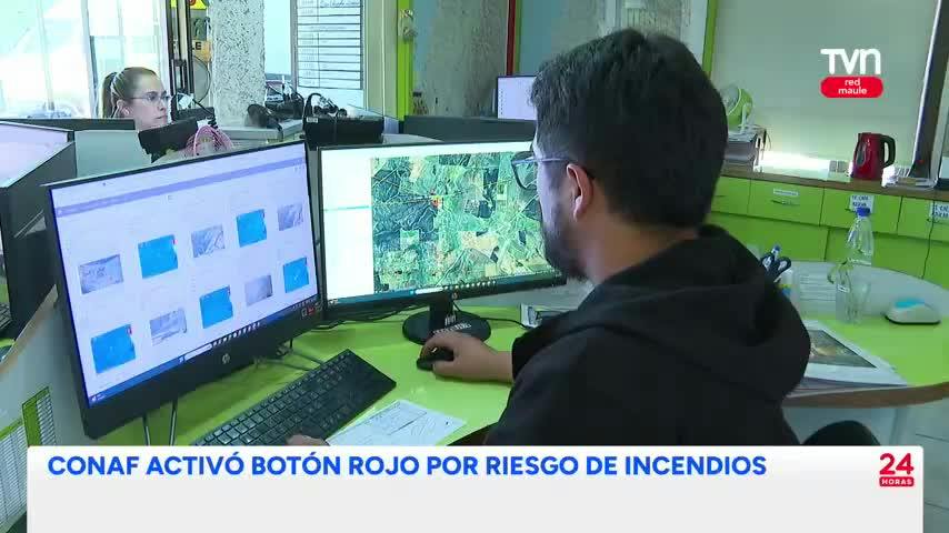 CONAF en alerta por riesgo de incendio forestal