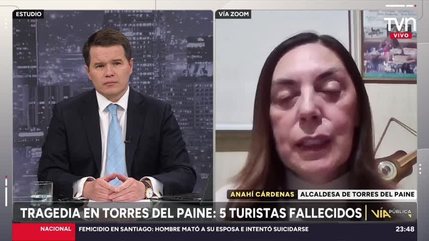 "No hubo nadie que les sugiriera no hacer la caminata": alcaldesa de Torres del Paine por fatal tragedia   