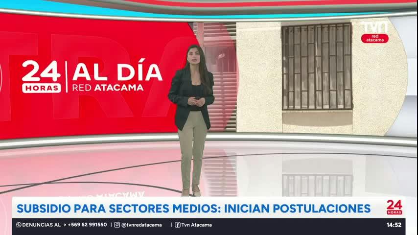 Subsdio para Sectores Medios: Inician postulaciones