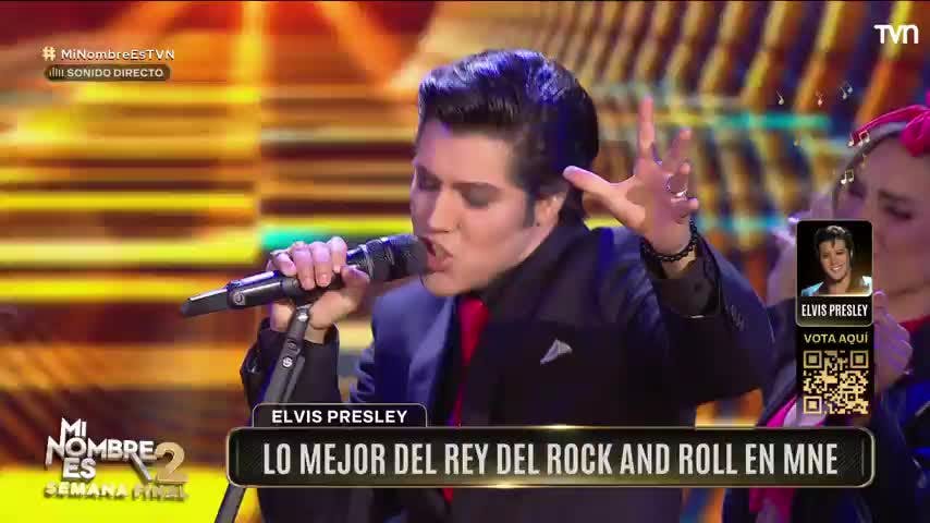 Elvis Presley llegó con una explosión de energía retro que sacudió el escenario