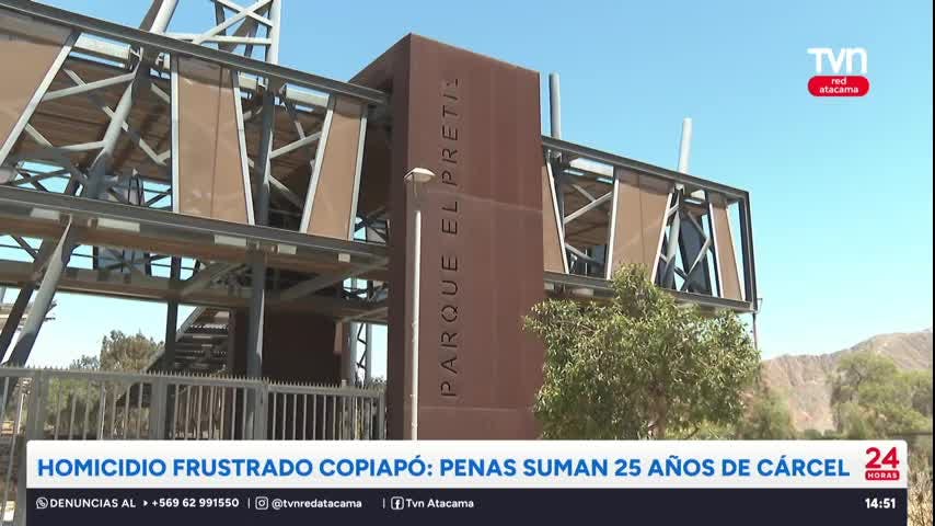 Homicidio frustrado en Copiapó: Penas suman 25 años de cárcel