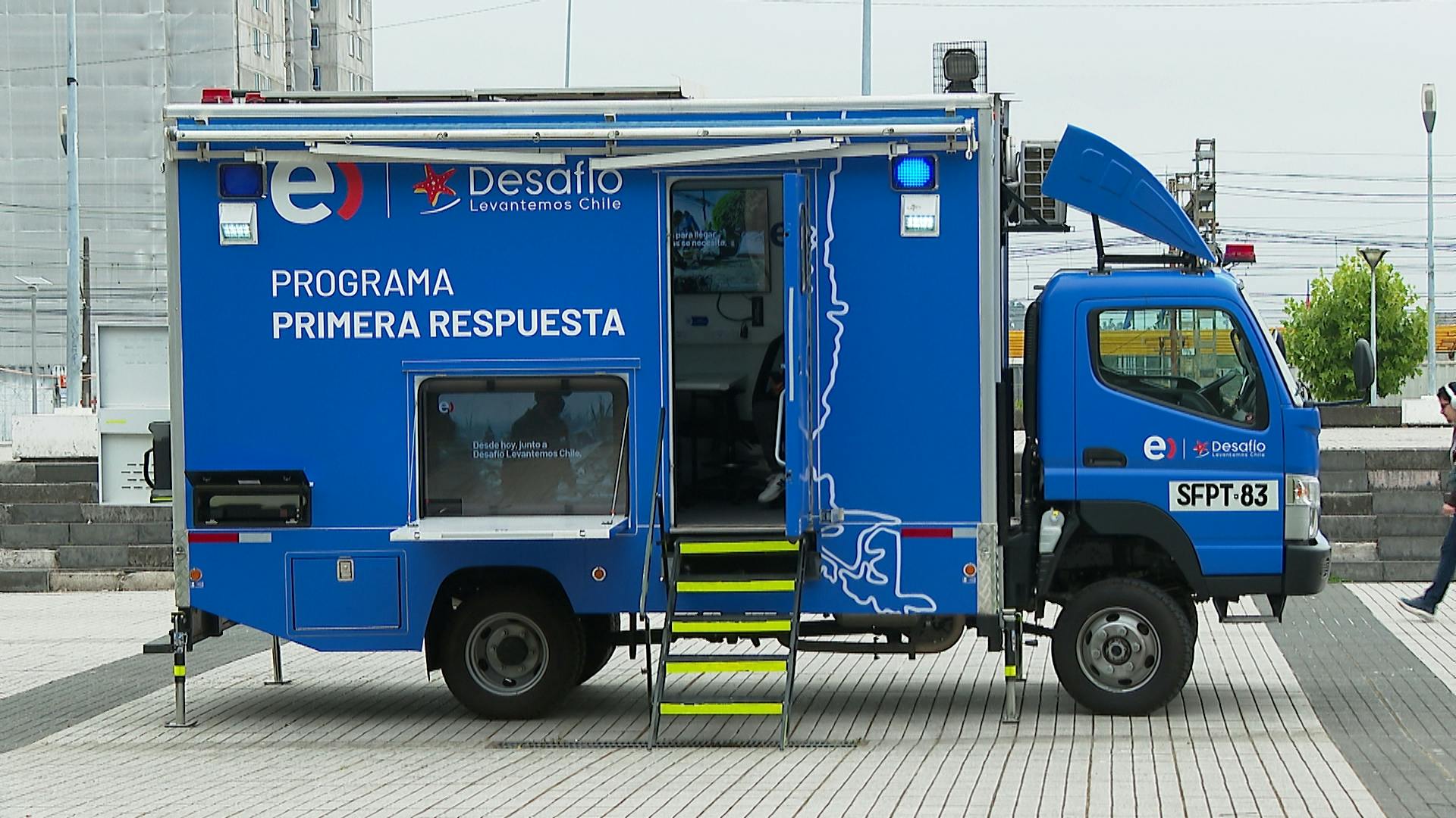 Camión brindará conexión satelital durante emergencias