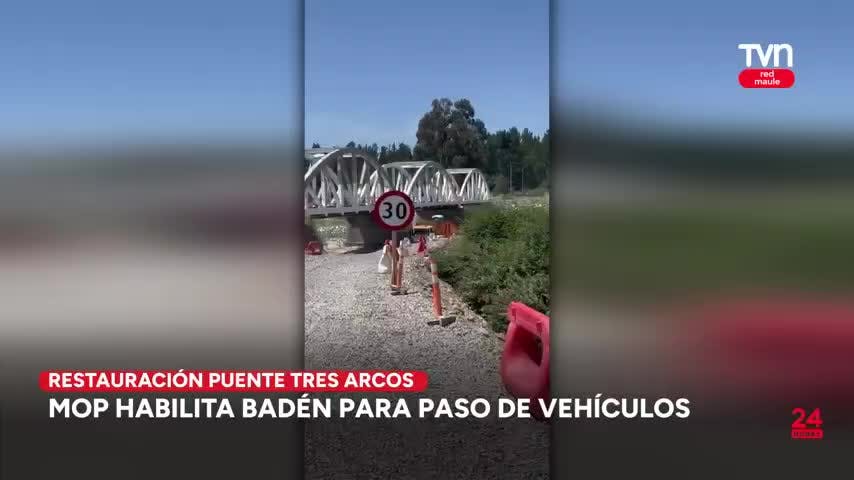 Inició restauración de puente Tres Arcos en Linares
