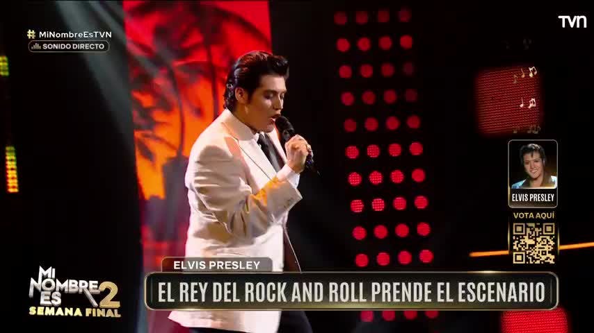 ¡El rey del rock prende el escenario!