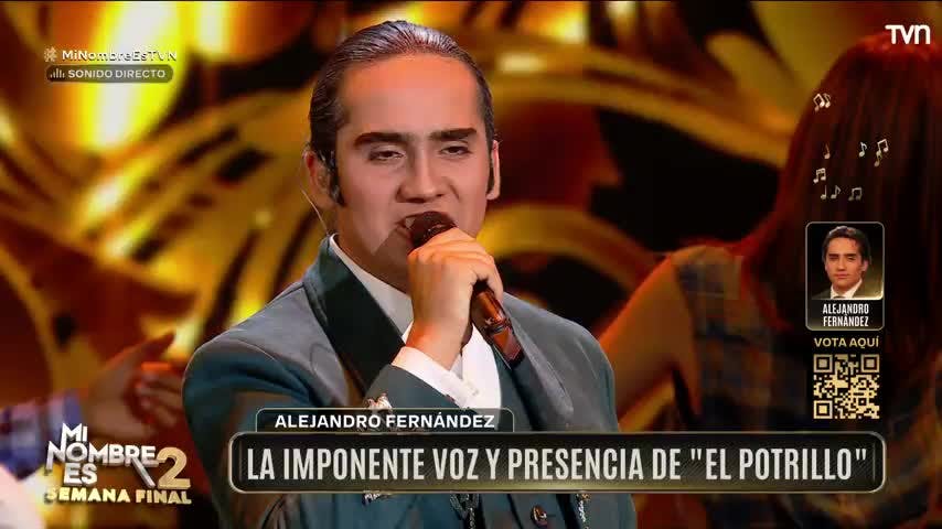 ¡La imponente voz de Alejandro Fernández!