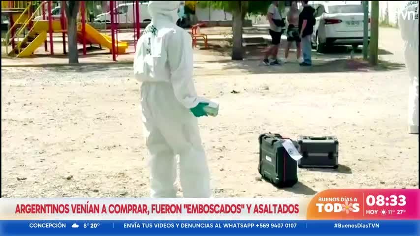 Venían a comprar a Chile: delincuentes asaltan a bus con 60 pasajeros argentinos 