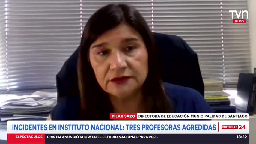 Tres profesoras heridas en Instituto Nacional: “Son hechos violentos cometidos por delincuentes”