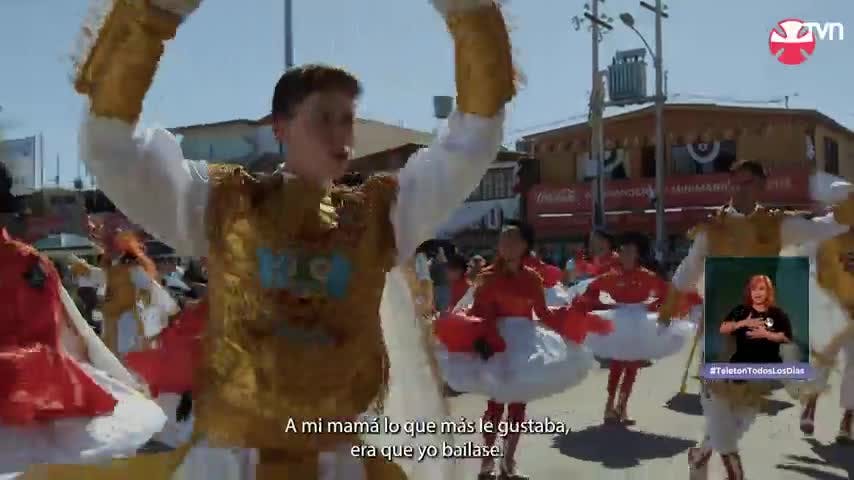 Fabián y su papá lo dieron todo para volver a bailar en la fiesta de La Tirana