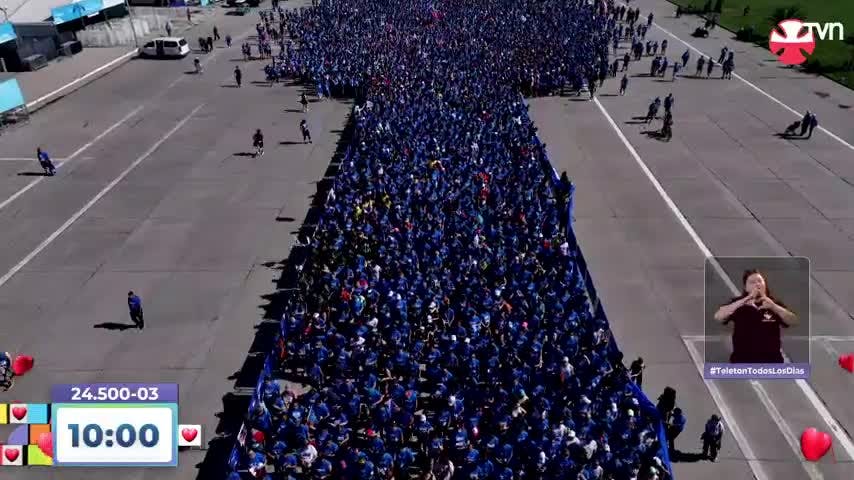 ¡Gran convocatoria! Así fue la partida de la corrida familiar por la Teletón
