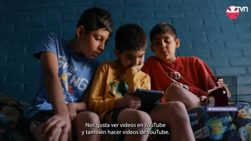 Tras accidente automovilístico: la historia de superación de Mateo y el apoyo incondicional de sus dos hermanos